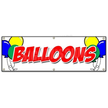 Signmission BALLOONS BANNER SIGN helium party birthday foil latex animals clown air B-72 Balloons